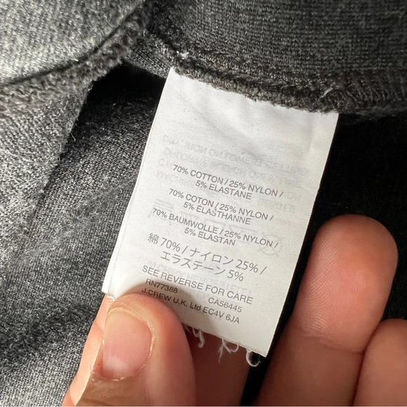 J. Crew Gray Structured Peplum Short Sleeve Top Size XS - Picture 5 of 7